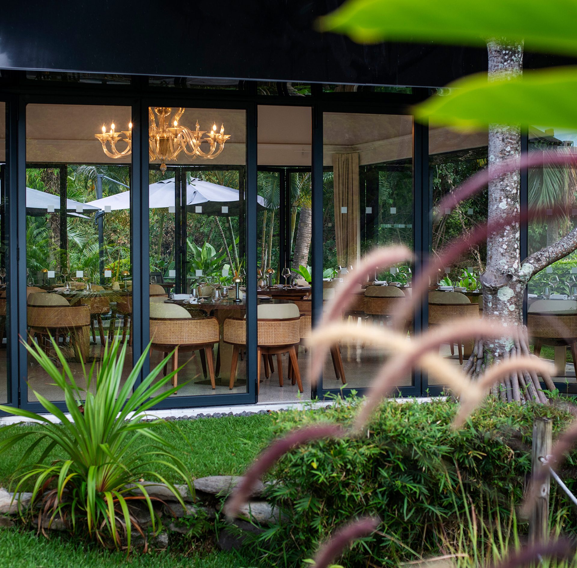 Intérieur du restaurant Villa Fleurié - salle gastronomique